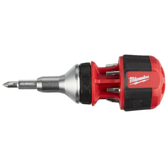 Milwaukee 8 in 1 Compact Ratcheting Multi-Bit Screwdriver