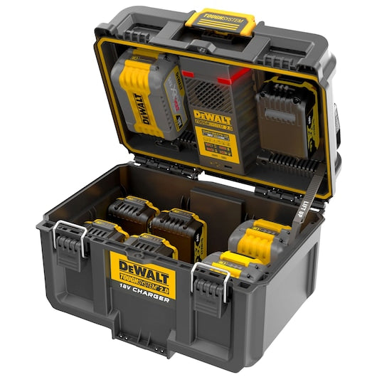 DeWalt 18v TOUGHSYSTEM 2.0 Dual Port Charger Box 240v
