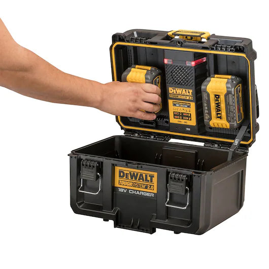 DeWalt 18v TOUGHSYSTEM 2.0 Dual Port Charger Box 240v