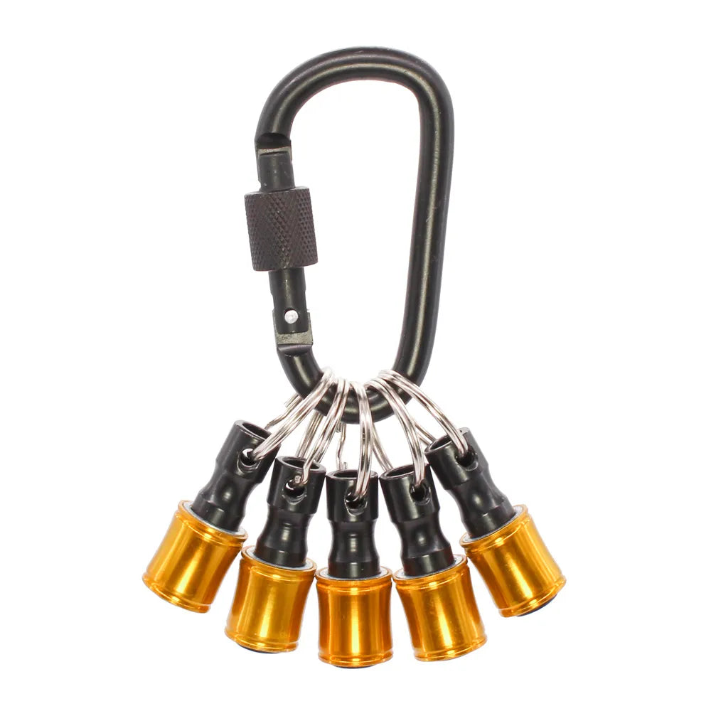 Vaunt Keyring Carabiner Hex Holder x5