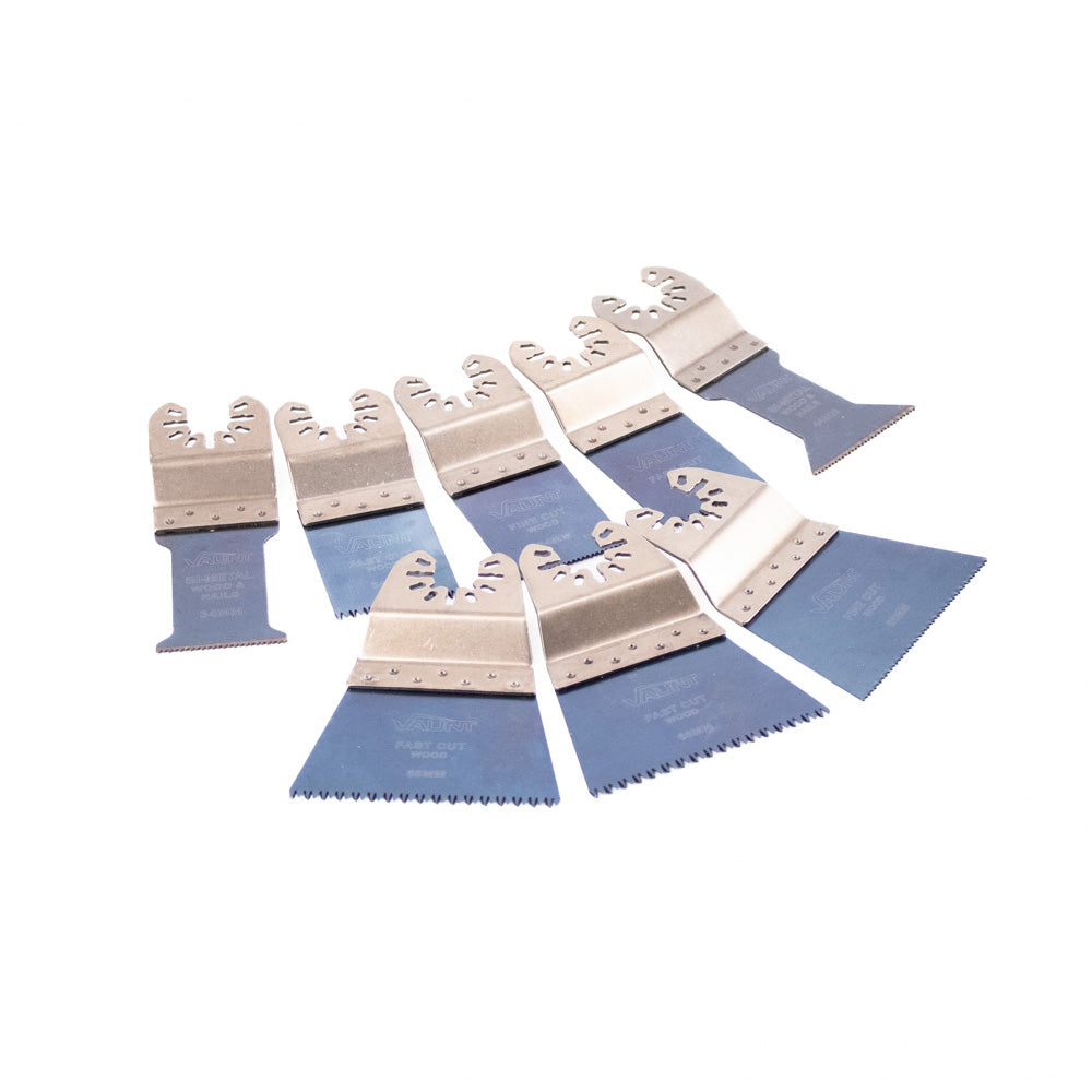 Vaunt 8 Piece Premium Assorted Multi Tool Blade Set