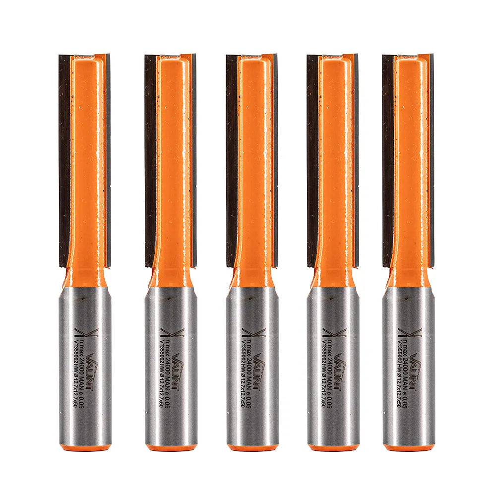 Vaunt Straight Router Cutter 1/2" Shank - Pack of 5