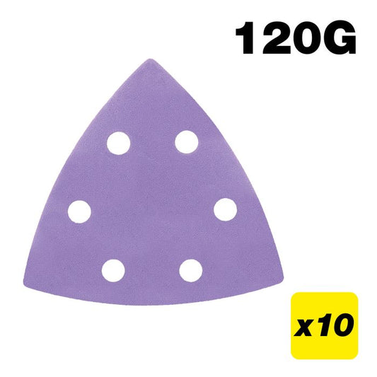 Trend Delta Oscillating Sander Pads 93mm x 93mm Aluminium Oxide (10 Pack)