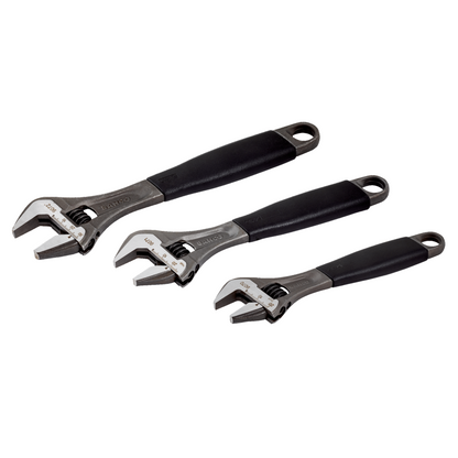 Bahco ERGO™ Central Nut Adjustable Wrench Set with Rubber Handle