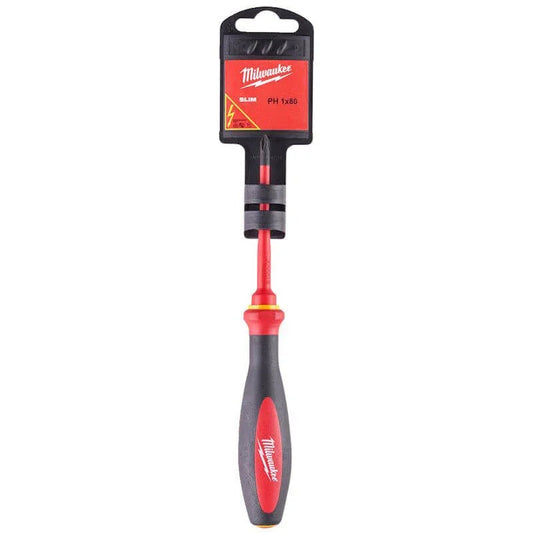 Milwaukee PH1 x 80mm Slim VDE Phillips Screwdriver