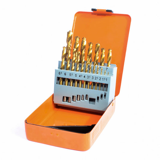 Vaunt Essentials HSS Titanium Coated Drill Bit Set - 19 Piece