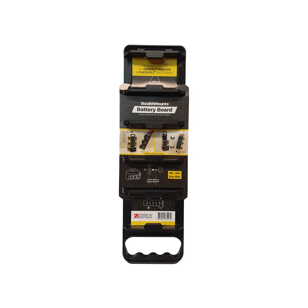 StealthMounts Battery Board with Handle For DeWalt