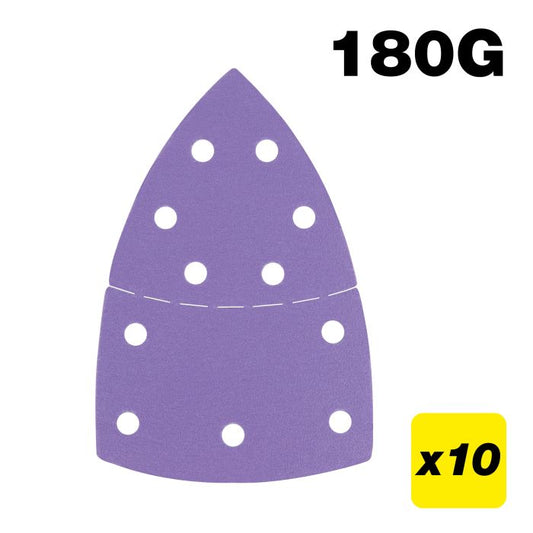 Trend Detail Sanding Sheets 102mm x 151mm 120G Aluminium Oxide (10 Pack)