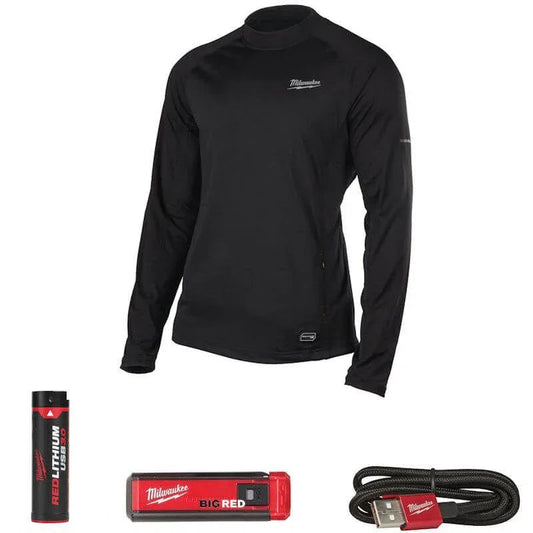 Milwaukee Red Lithium USB Rechargeable Heated WORKSKIN™ Base Layer (Large)