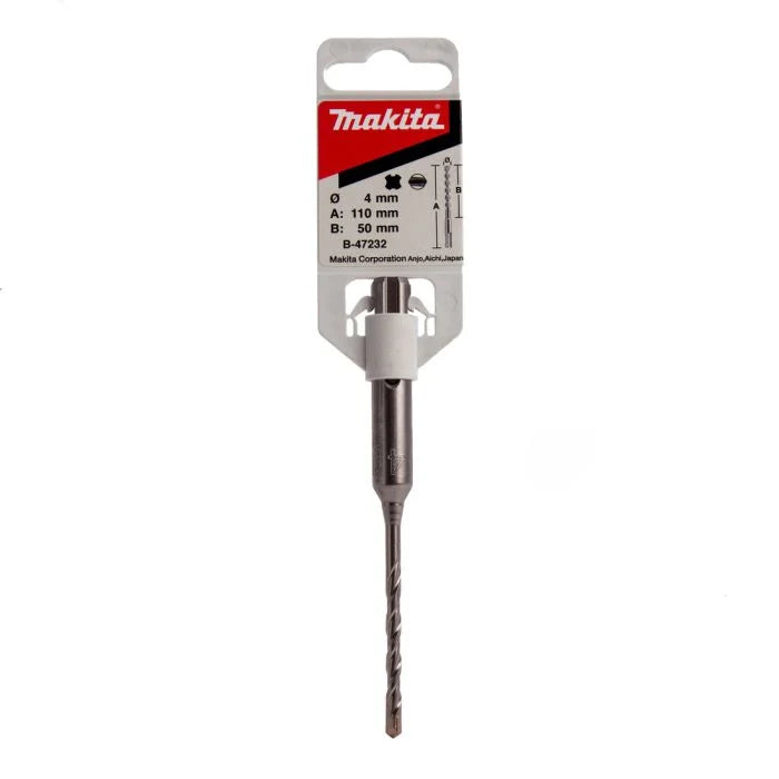 Makita Performance SDS+ Plus Drill Bit 4mm x 110mm
