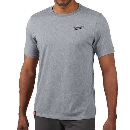 Milwaukee Grey Hybrid T-Shirt Short Sleeve (Large)